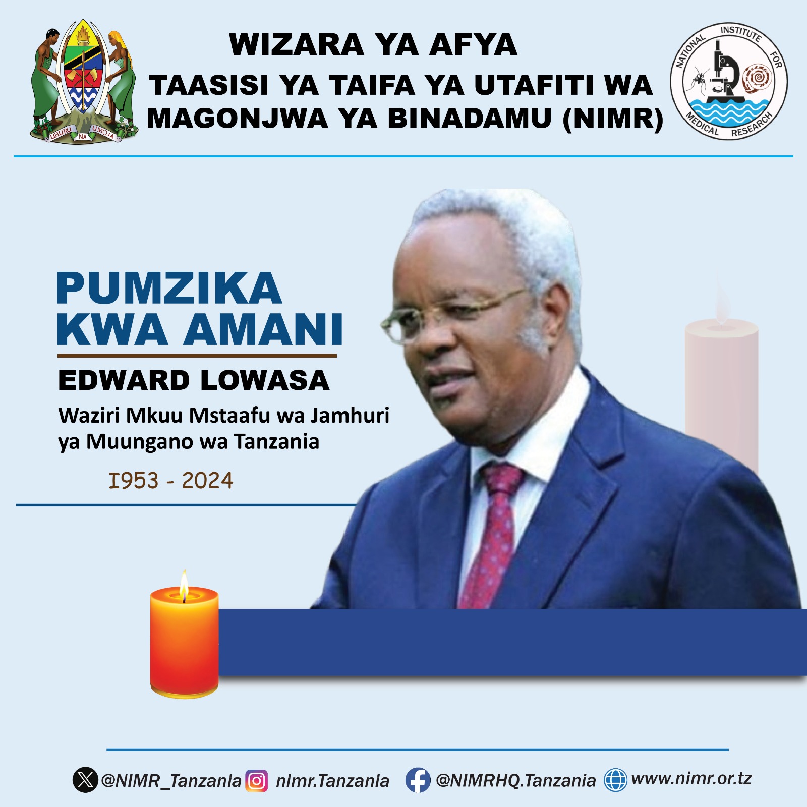 Mourning: Remembering Former Tanzania PM Edward Lowassa(1953 -2024)