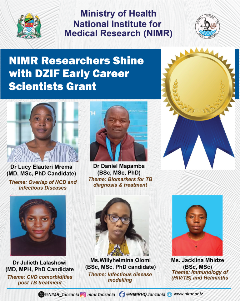 NIMR Researchers Shine with DZIF Early Career Scientists Grant